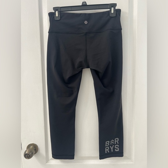 Lululemon Barrys Women’s Crop Black Leggings (Size 6) - Picture 7 of 11